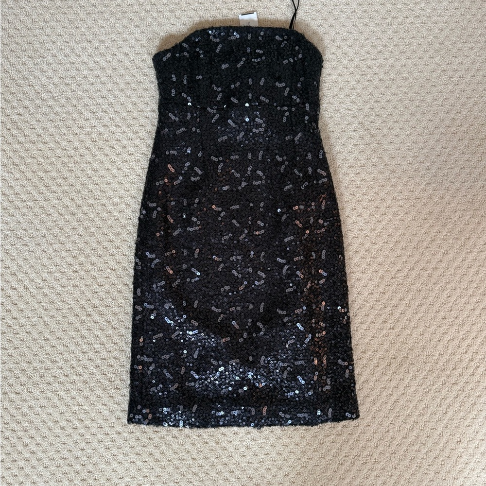 Elegant Black Sequin Dress